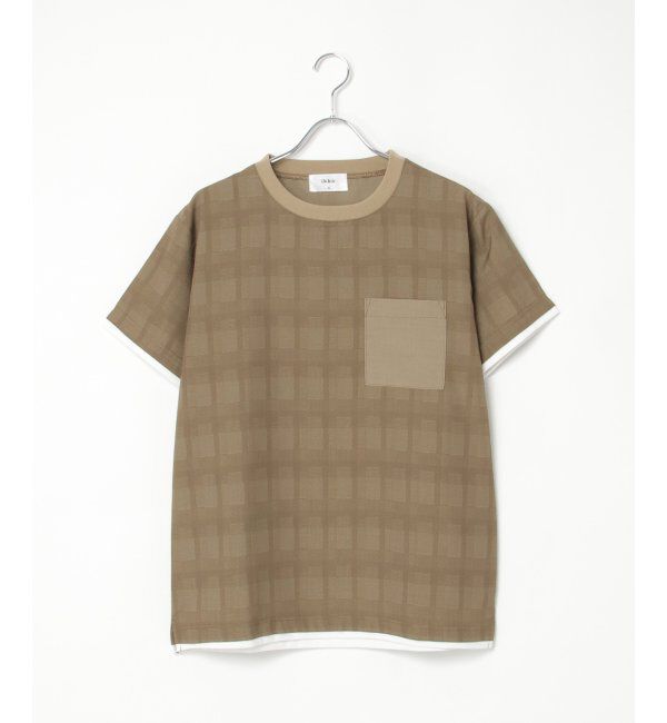 ikka「【セットアップ対応】イージーケアリネンライクシャツＴ」|シャツ・ブラウス|