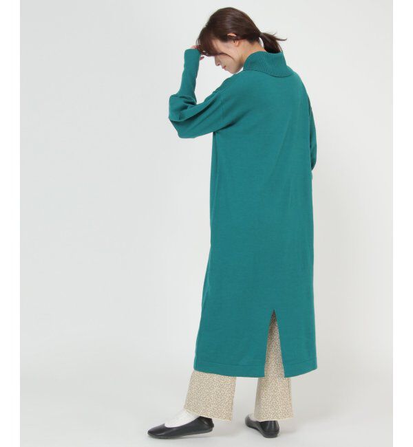 Lbc with Life「ネックスリットニットワンピース」|ワンピース|