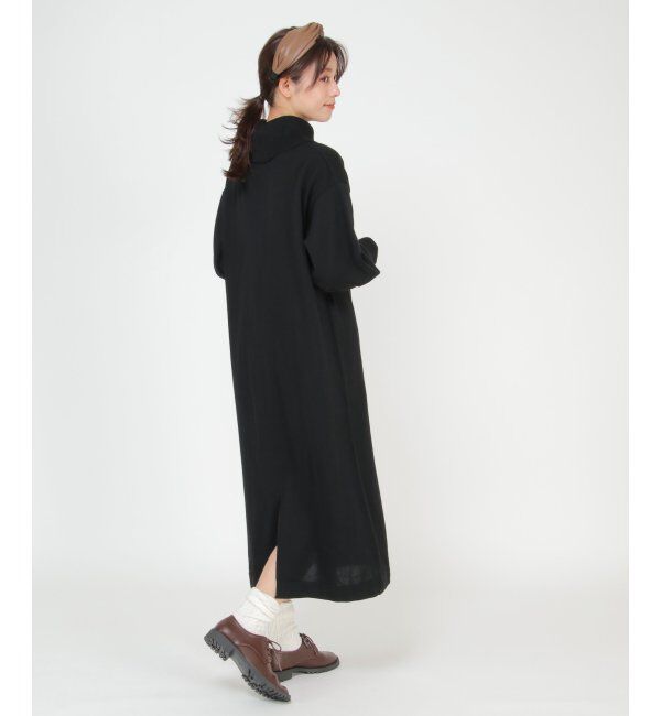 Lbc with Life「ネックスリットニットワンピース」|ワンピース|