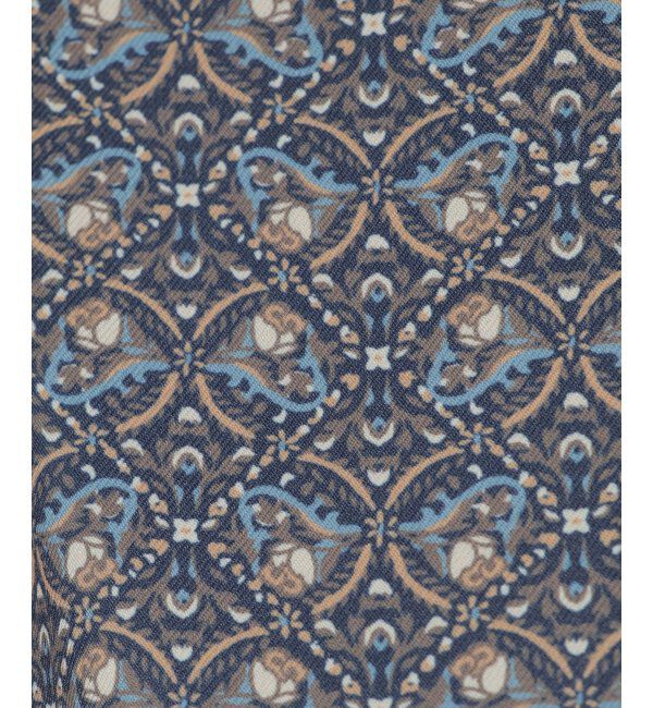 Lbc with Life「ダマスク柄配色ワンピース」|ワンピース|