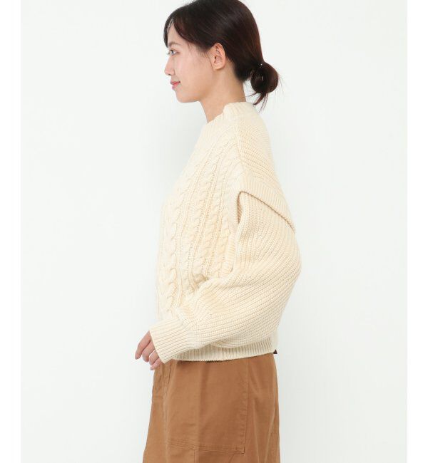 Lbc with Life「ケーブル2WAYニット」|カーディガン|