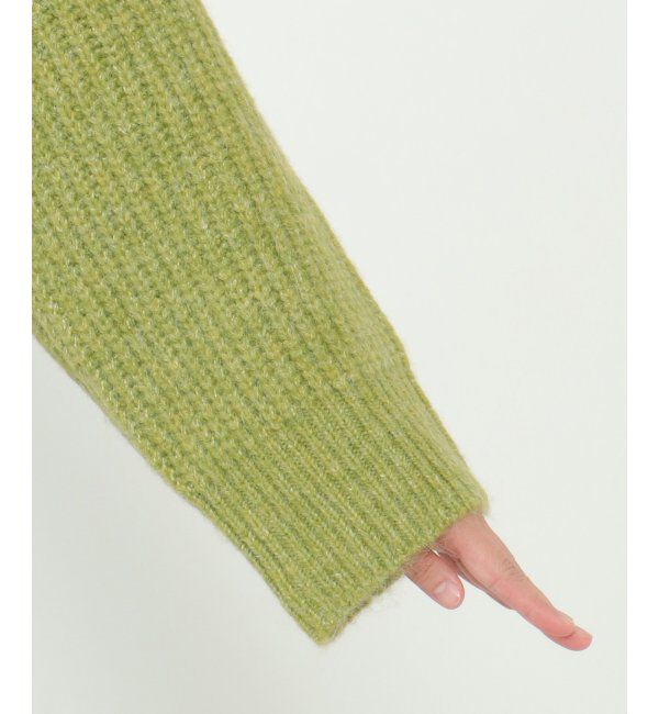 Lbc with Life「畦Vネックカラーカディガン」|カーディガン|