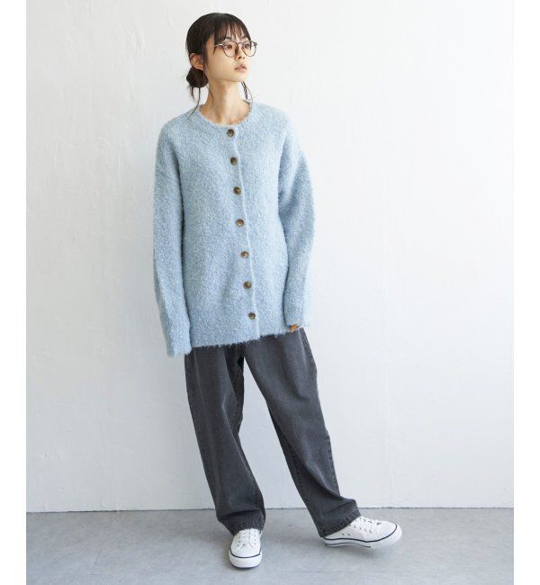 Lbc with Life「リサイクルモコモコ2WAYカーディガン」|カーディガン|