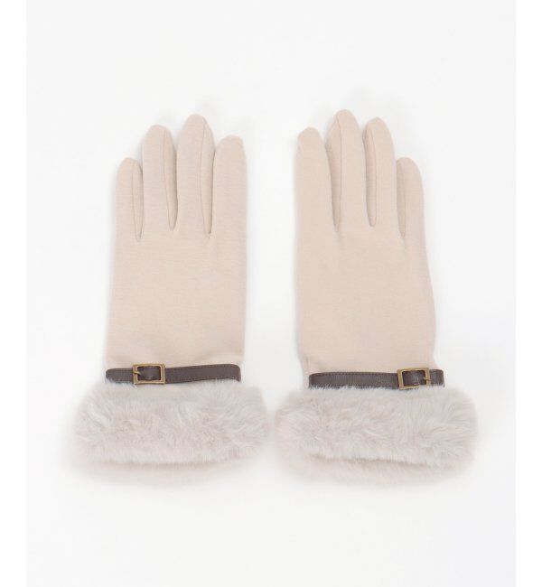 Lbc with Life「フェイクファーベルトグローブ」|手袋|