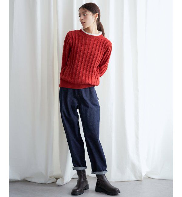 Lbc with Life「クリスマスケーブルニットプルオーバー」|カーディガン|