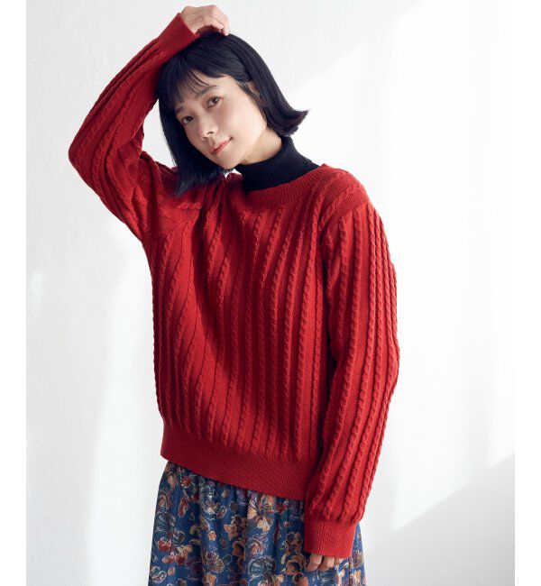 Lbc with Life「クリスマスケーブルニットプルオーバー」|カーディガン|