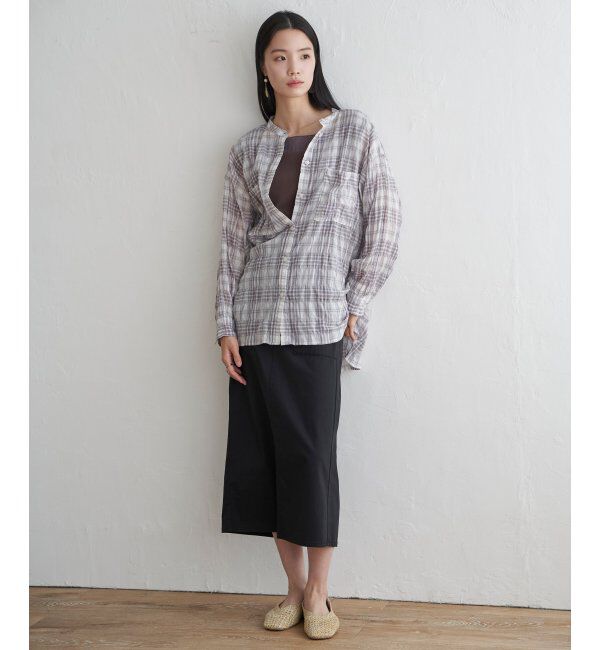 Lbc with Life「バックシャーリングロングシャツ」|シャツ・ブラウス|