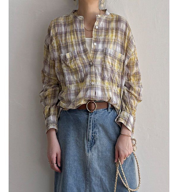 Lbc with Life「バックシャーリングロングシャツ」|シャツ・ブラウス|