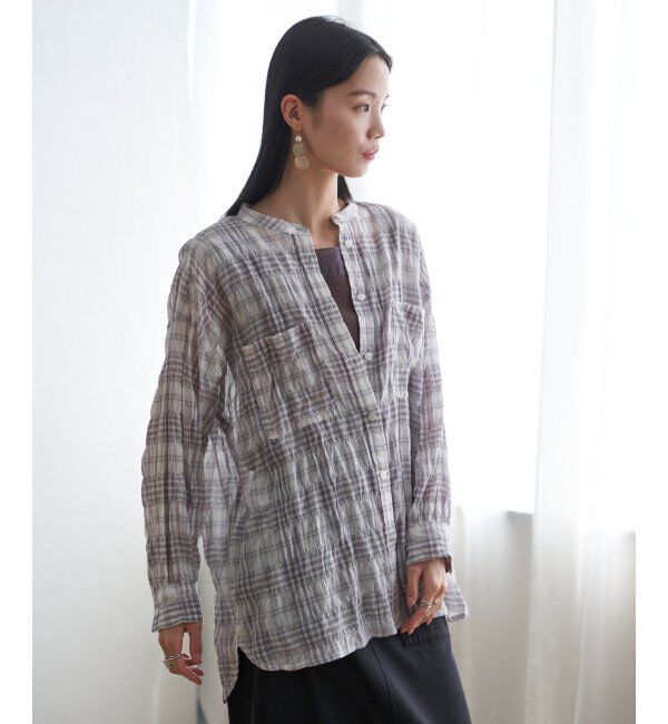 Lbc with Life「バックシャーリングロングシャツ」|シャツ・ブラウス|