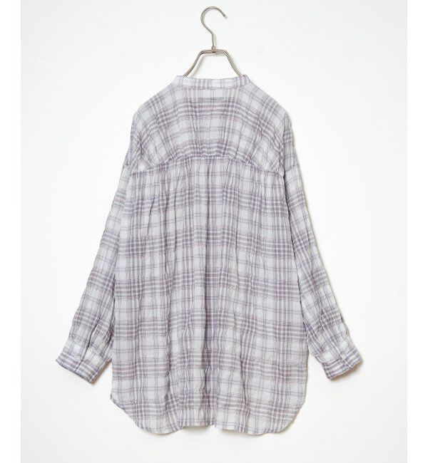 Lbc with Life「バックシャーリングロングシャツ」|シャツ・ブラウス|