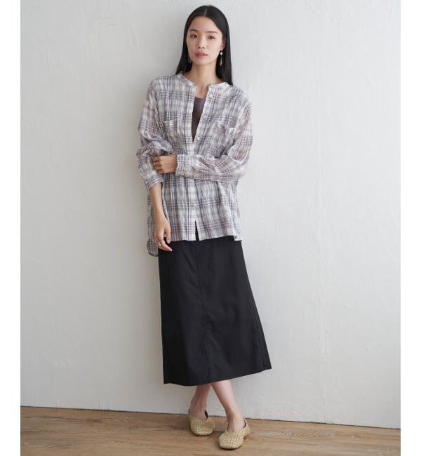 Lbc with Life「バックシャーリングロングシャツ」|シャツ・ブラウス|