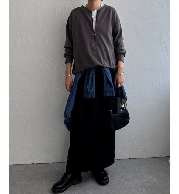 Lbc with Life「ハーフジップ裏毛プルオーバー」|その他|