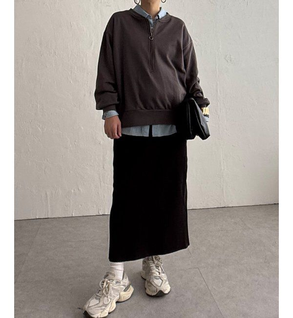 Lbc with Life「ハーフジップ裏毛プルオーバー」|その他|