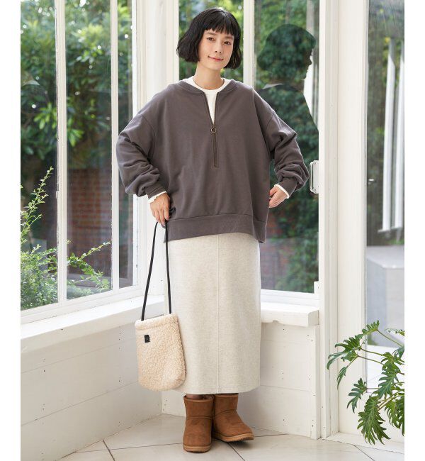 Lbc with Life「ハーフジップ裏毛プルオーバー」|その他|