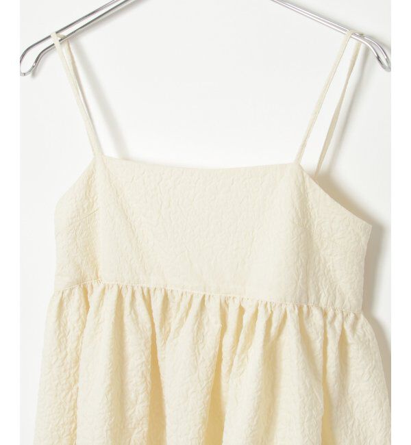 VENCE share style「フクレジャガードペプラムキャミワンピース」|ワンピース|