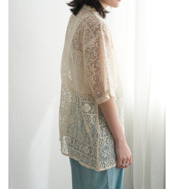 VENCE share style「レーススタンドシャツ」|シャツ・ブラウス|