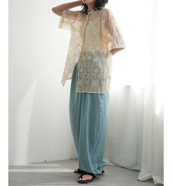 VENCE share style「レーススタンドシャツ」|シャツ・ブラウス|