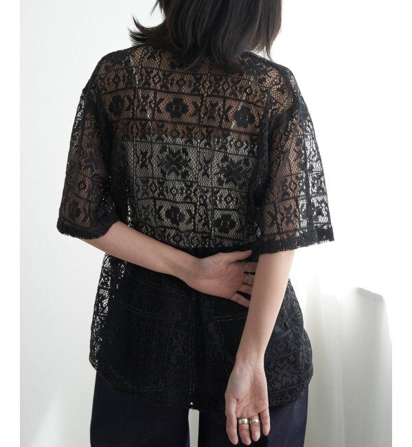 VENCE share style「レーススタンドシャツ」|シャツ・ブラウス|