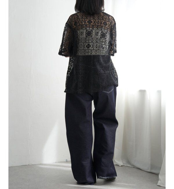 VENCE share style「レーススタンドシャツ」|シャツ・ブラウス|