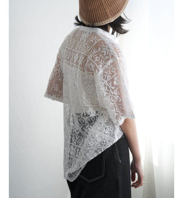 VENCE share style「レーススタンドシャツ」|シャツ・ブラウス|