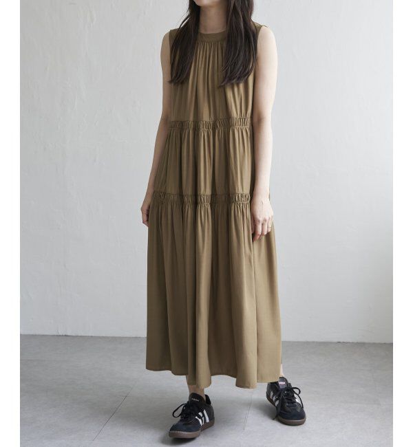 VENCE share style「バックリボンティアードワンピース」|ワンピース|