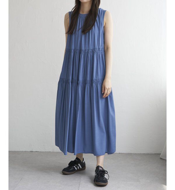 VENCE share style「バックリボンティアードワンピース」|ワンピース|