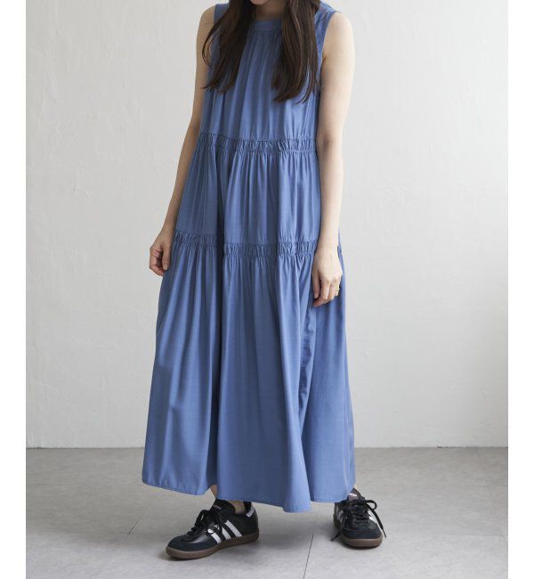 VENCE share style「バックリボンティアードワンピース」|ワンピース|