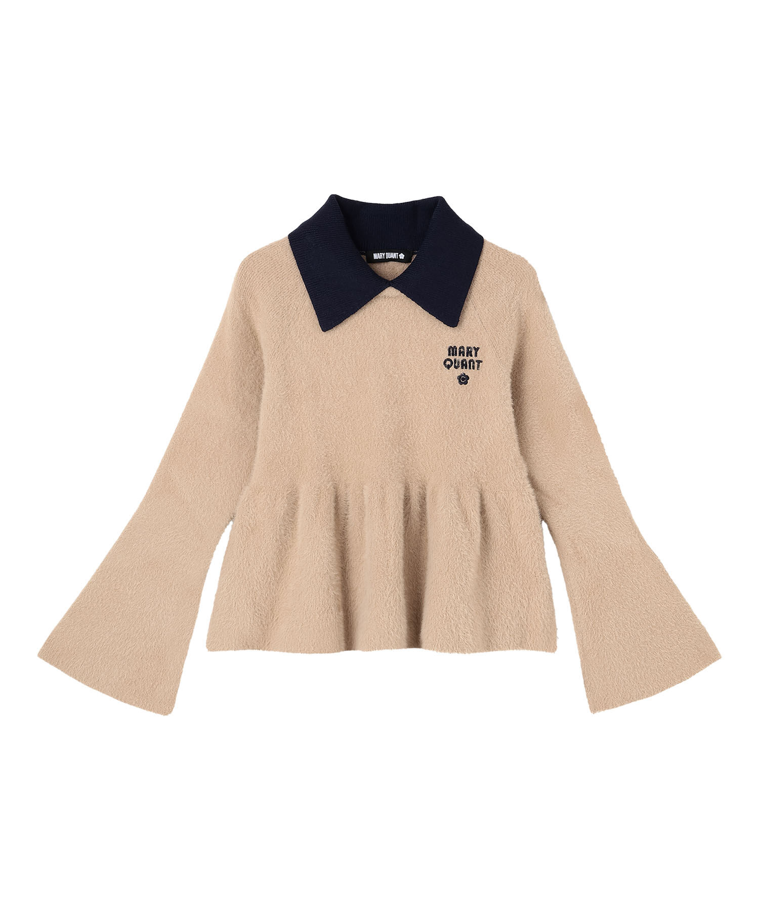 MARY QUANT「シャギーペプラム プルオーバー」|スウェット・ジャージ|