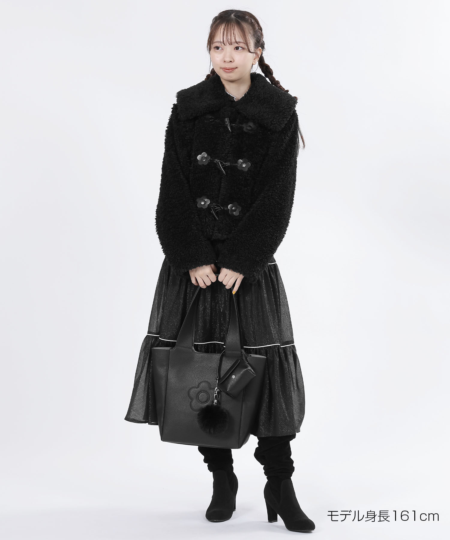 MARY QUANT「ボアダッフル ブルゾン」|ダッフルコート|