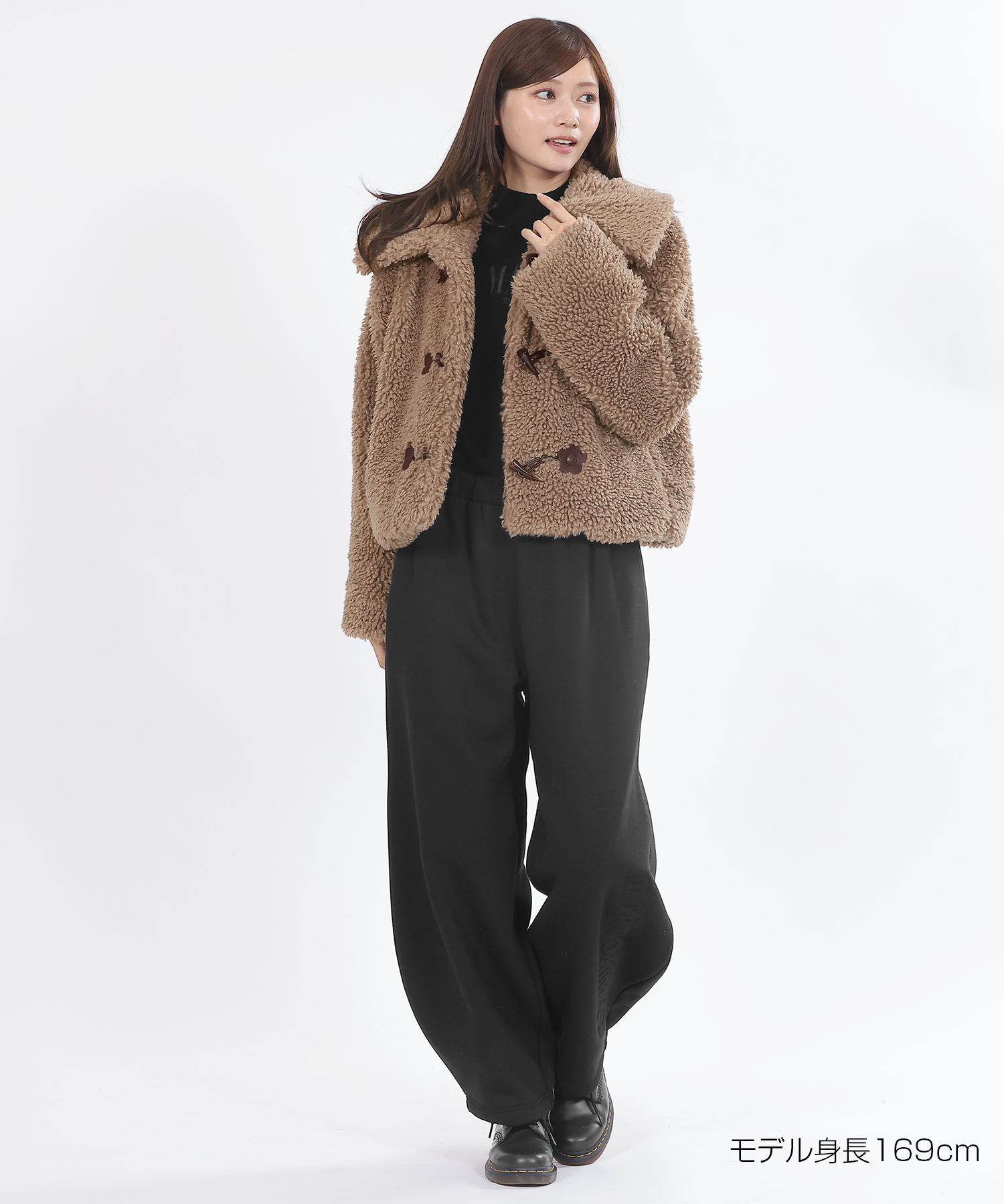 MARY QUANT「ボアダッフル ブルゾン」|ダッフルコート|