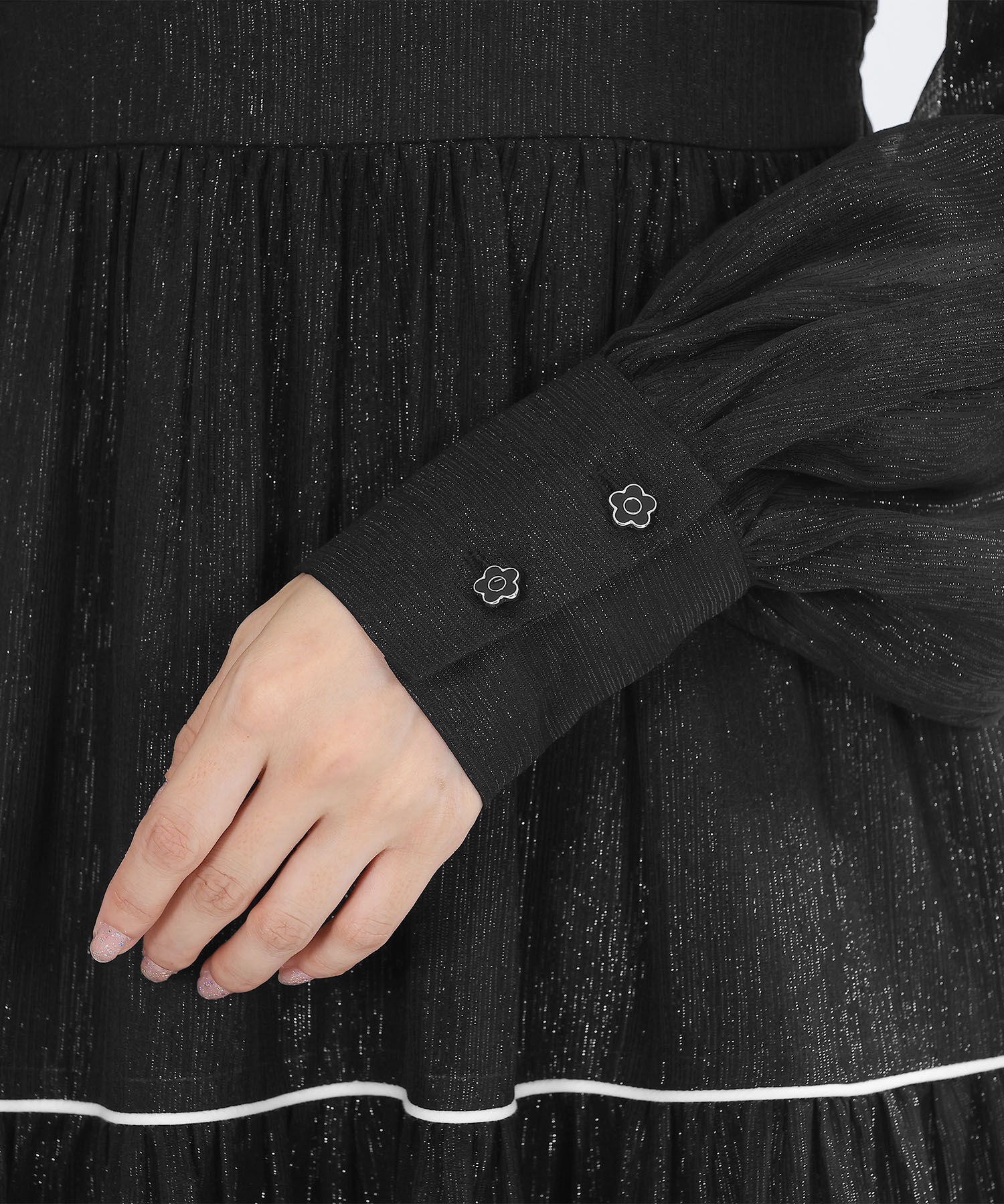 MARY QUANT「ラメシアー ドレス」|ワンピース|