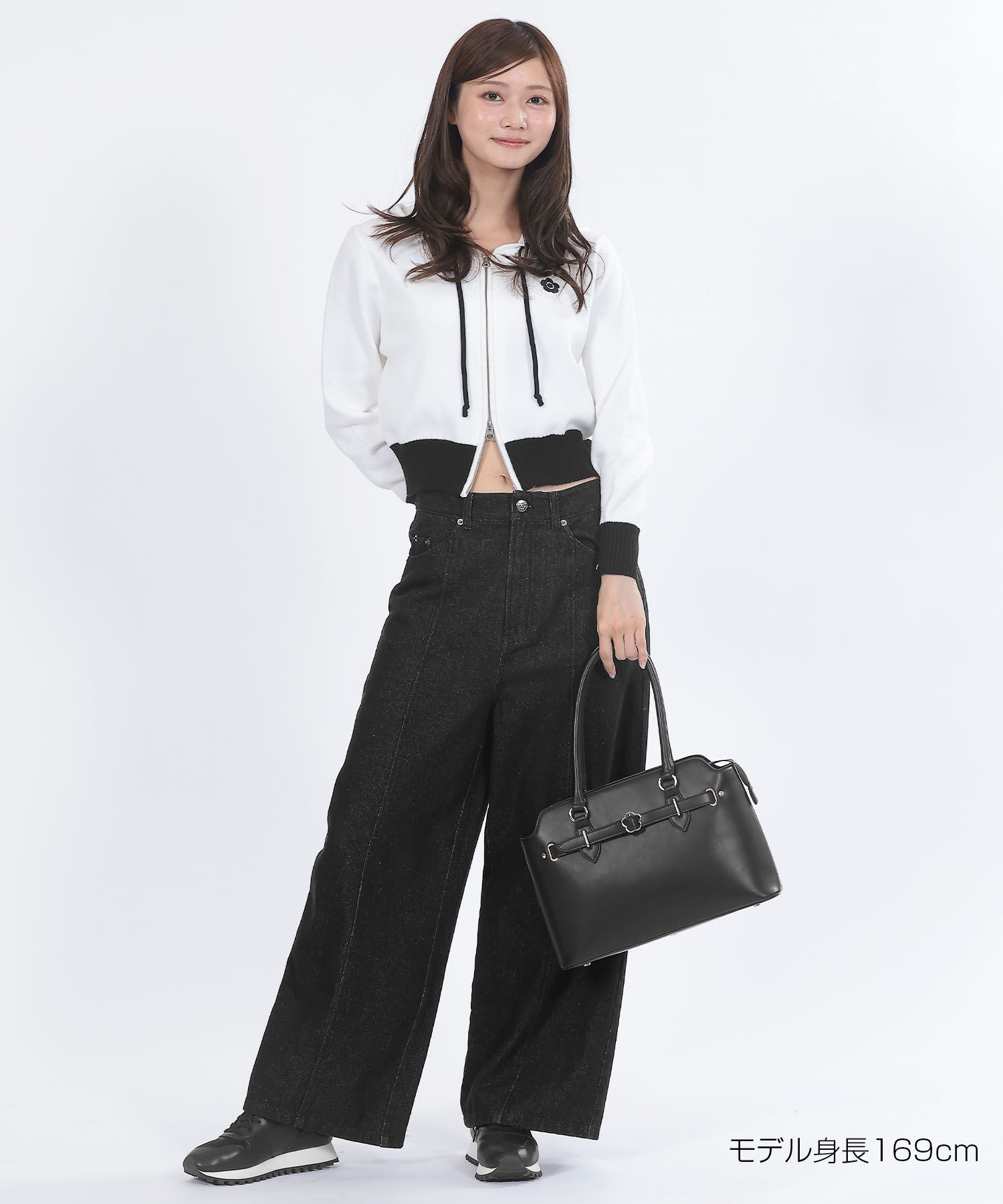 MARY QUANT「ペイントデイジーデニム パンツ」|デニム|