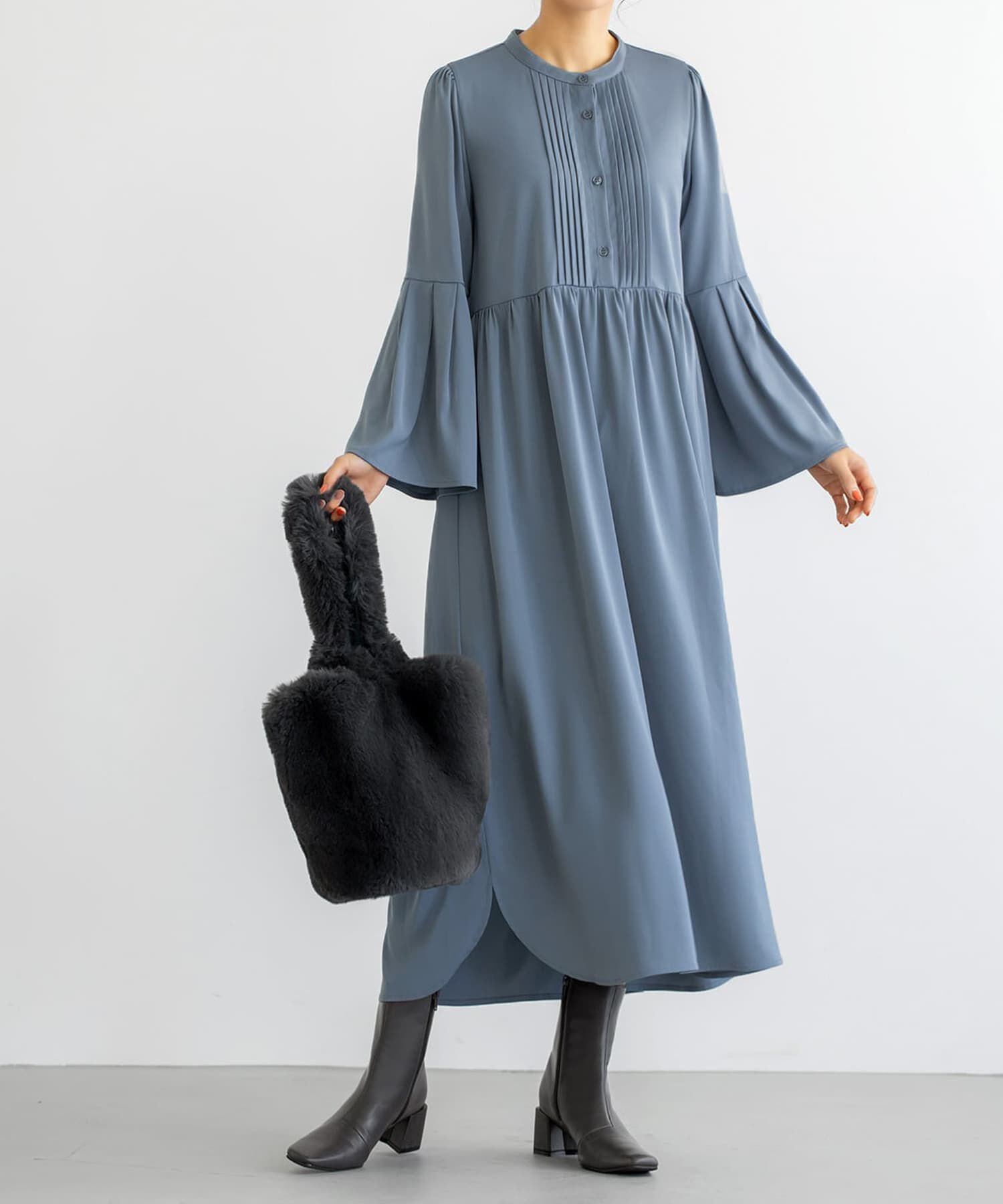 STYLE DELI「タック＆ギャザーワンピース」|ワンピース|