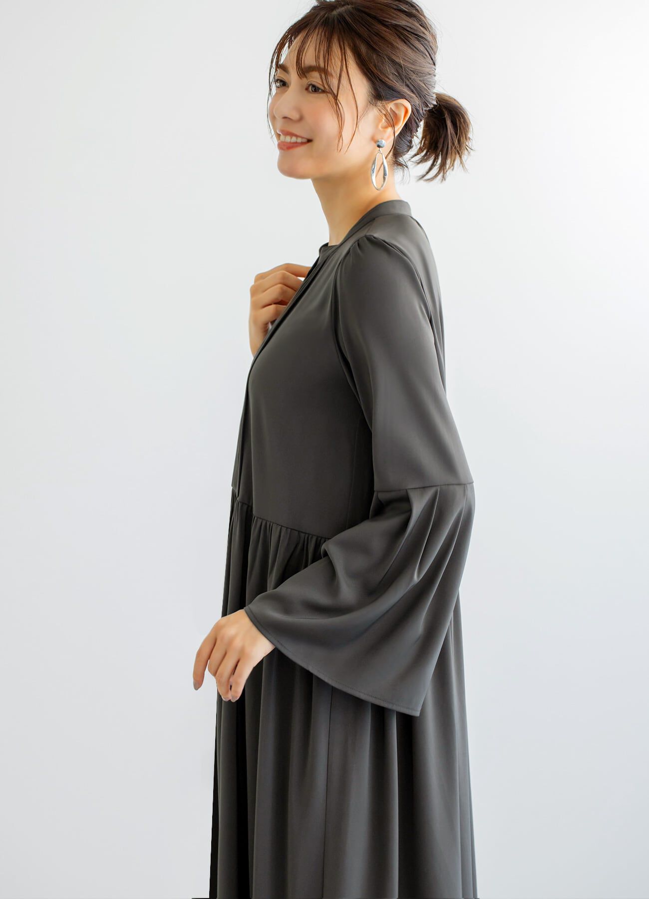 STYLE DELI「タック＆ギャザーワンピース」|ワンピース|