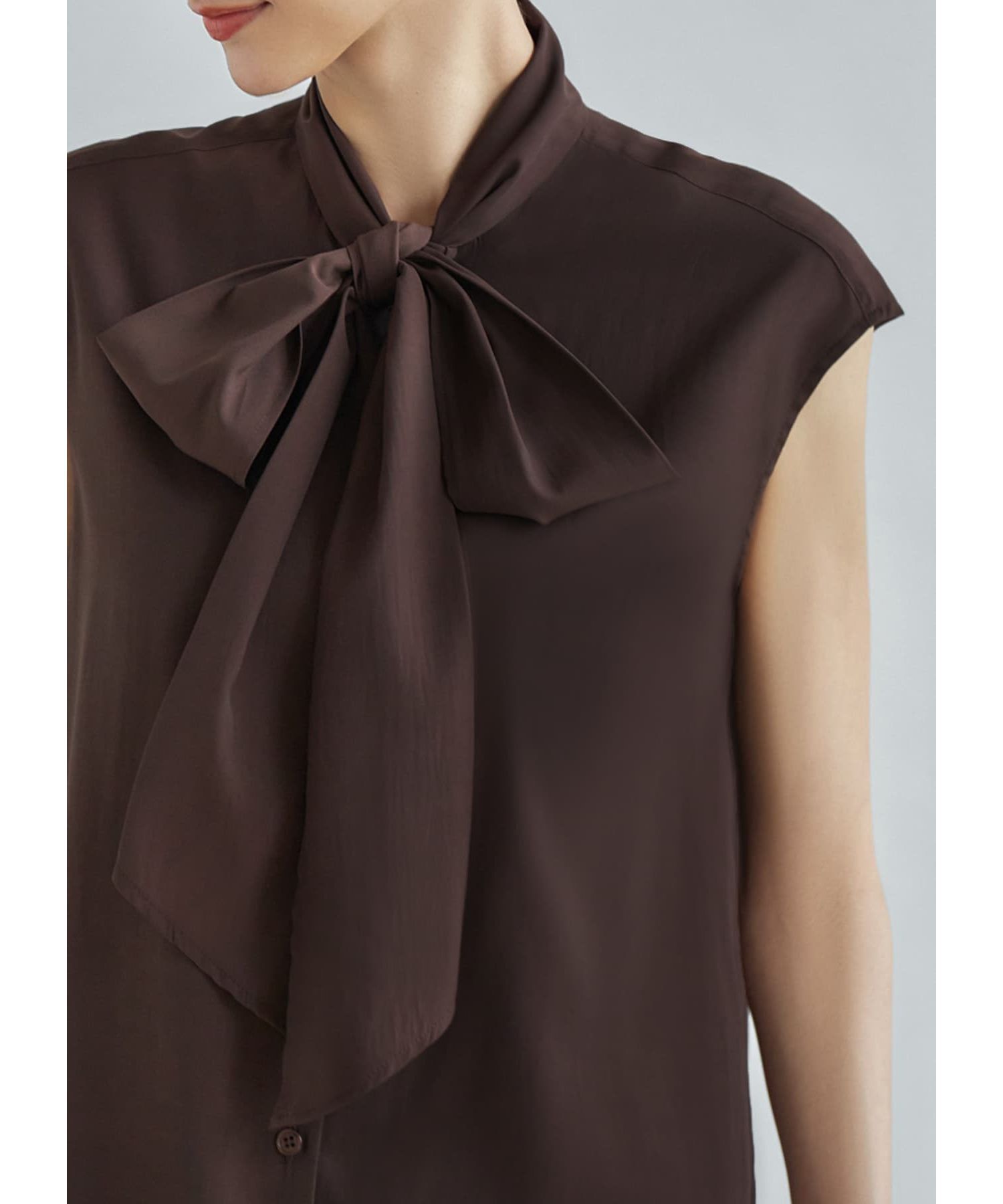 STYLE DELI「フレンチスリーブボウタイブラウス」|シャツ・ブラウス|