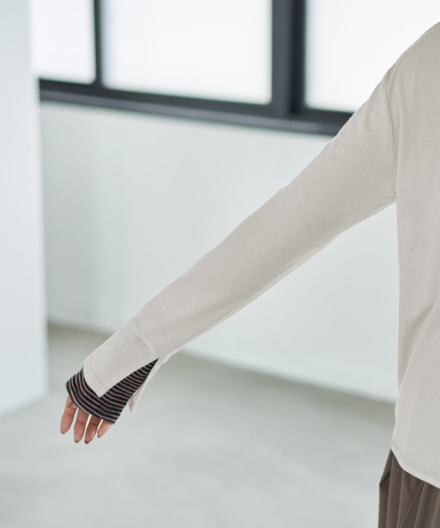 STYLE DELI「【Made in Japan】レイヤード風カットトップス」|Tシャツ・カットソー|