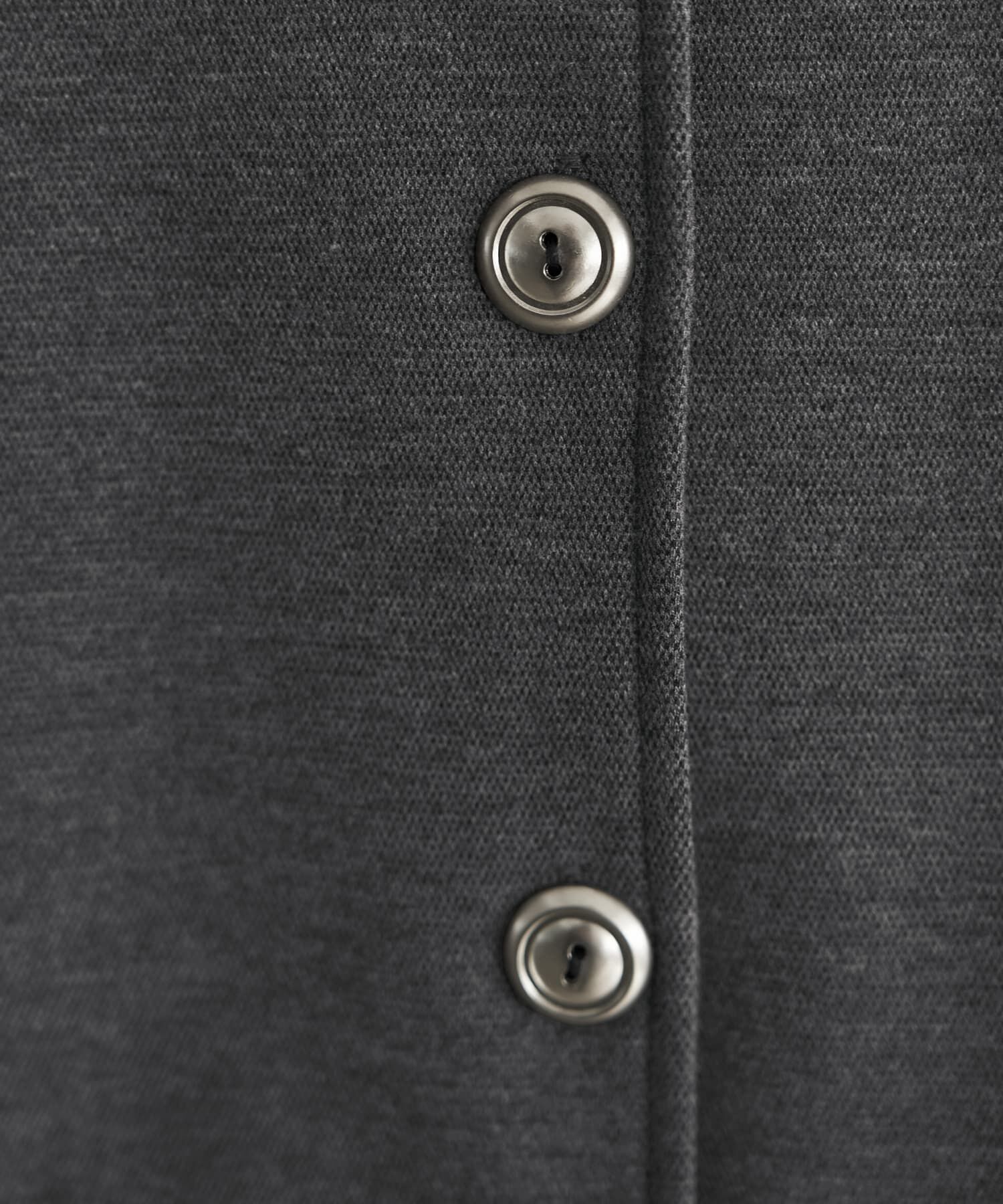 STYLE DELI「メタルボタンの柔らかノーカラージャケット」|ノーカラージャケット|