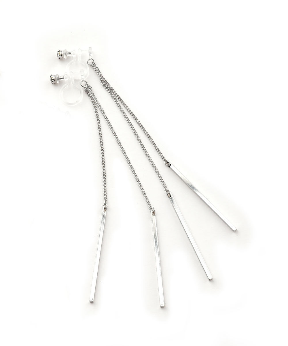 colleca la「ノンホール・ストーンとロングチェーンのイヤリング」|イヤリング|