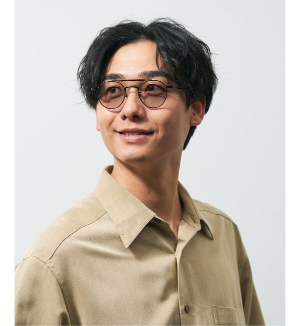  「Zoff｜JOURNAL STANDARD relume ボストン型 横長 サングラス 紫外線対策 UVカット ジャーナルスタンダード」|サングラス|ブラック系その他