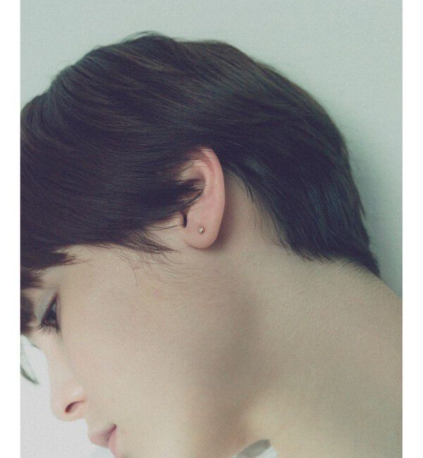 ete「K18 ダイヤモンド 0.1ct ピアス「ブライト」」|ピアス|