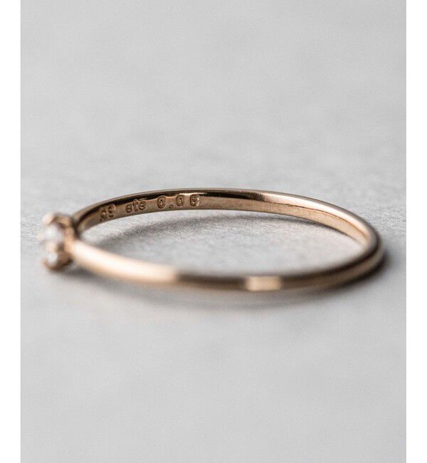 ete「K18 ダイヤモンド リング「ブライト」」|リング|