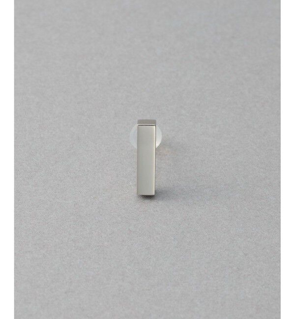 ete「[カラーリスト] ビジュー リバーシブル ピアス プラチナム」|ピアス|