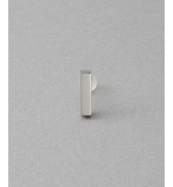 ete「[カラーリスト] ビジュー リバーシブル ピアス プラチナム」|ピアス|