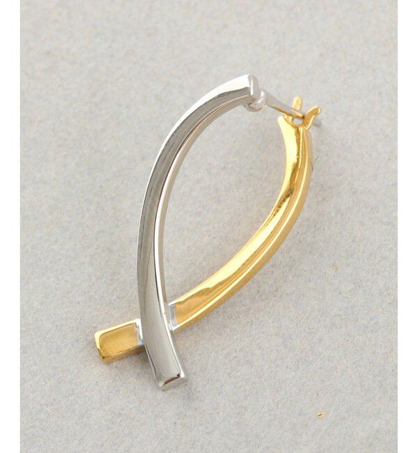 Jouete「コンビカラー サークルピアス」|ピアス|