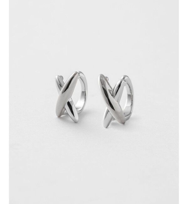 Jouete「イヤリング クロス」|イヤリング|プラチナム