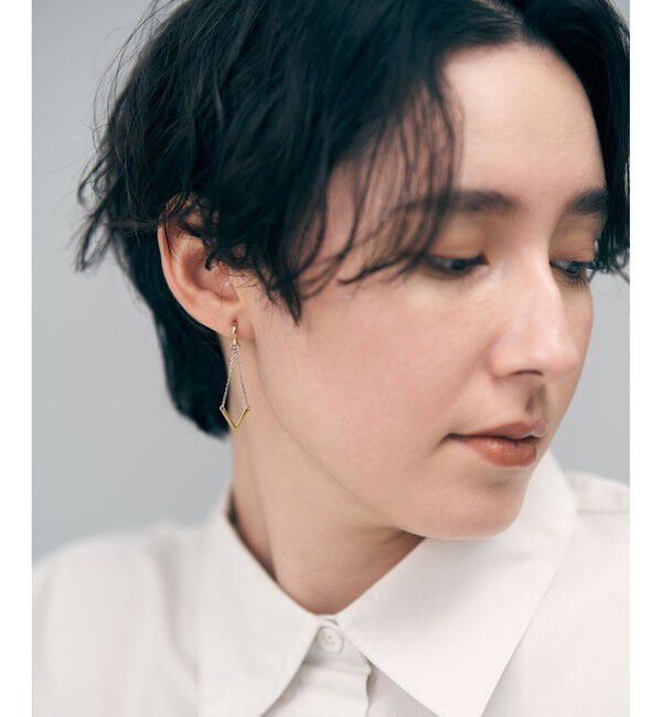 Jouete「イヤリング コンビカラー」|イヤリング|