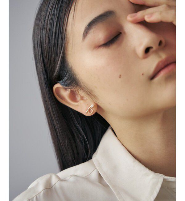 Jouete「ピアス パール&times;ジルコニア」|ピアス|