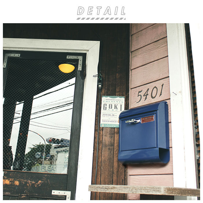 MERCURY「マーキュリー ポスト 通販 壁掛け おしゃれ 大型 郵便受け 郵便ポスト 鍵付き レトロ 郵便」|その他|