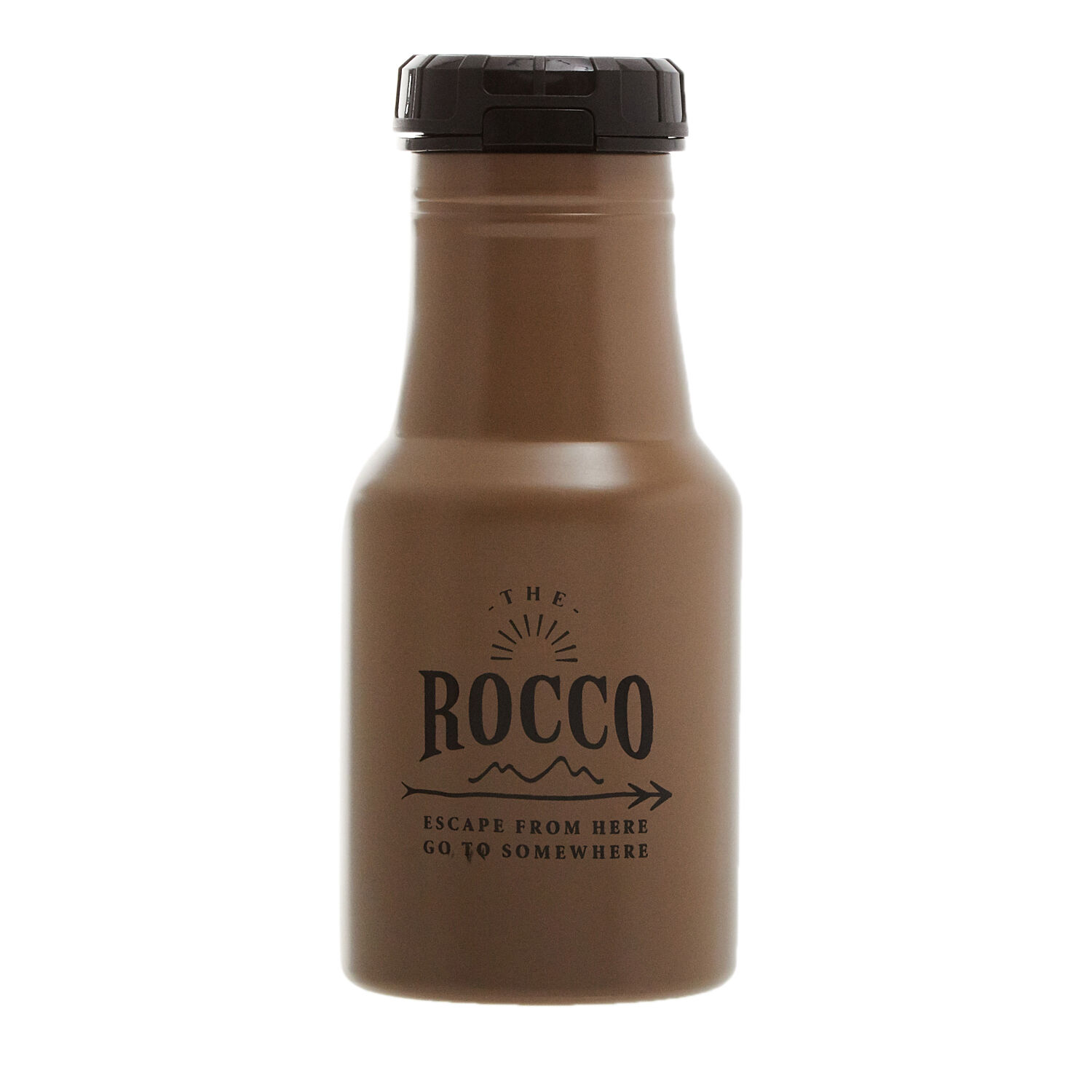 BACKYARD FAMILY「ステンレスボトル ROCCO ロッコ 通販 ワンタッチボトル 350ml 0.35l マイボトル」|食器・キッチングッズ|ブラウン1