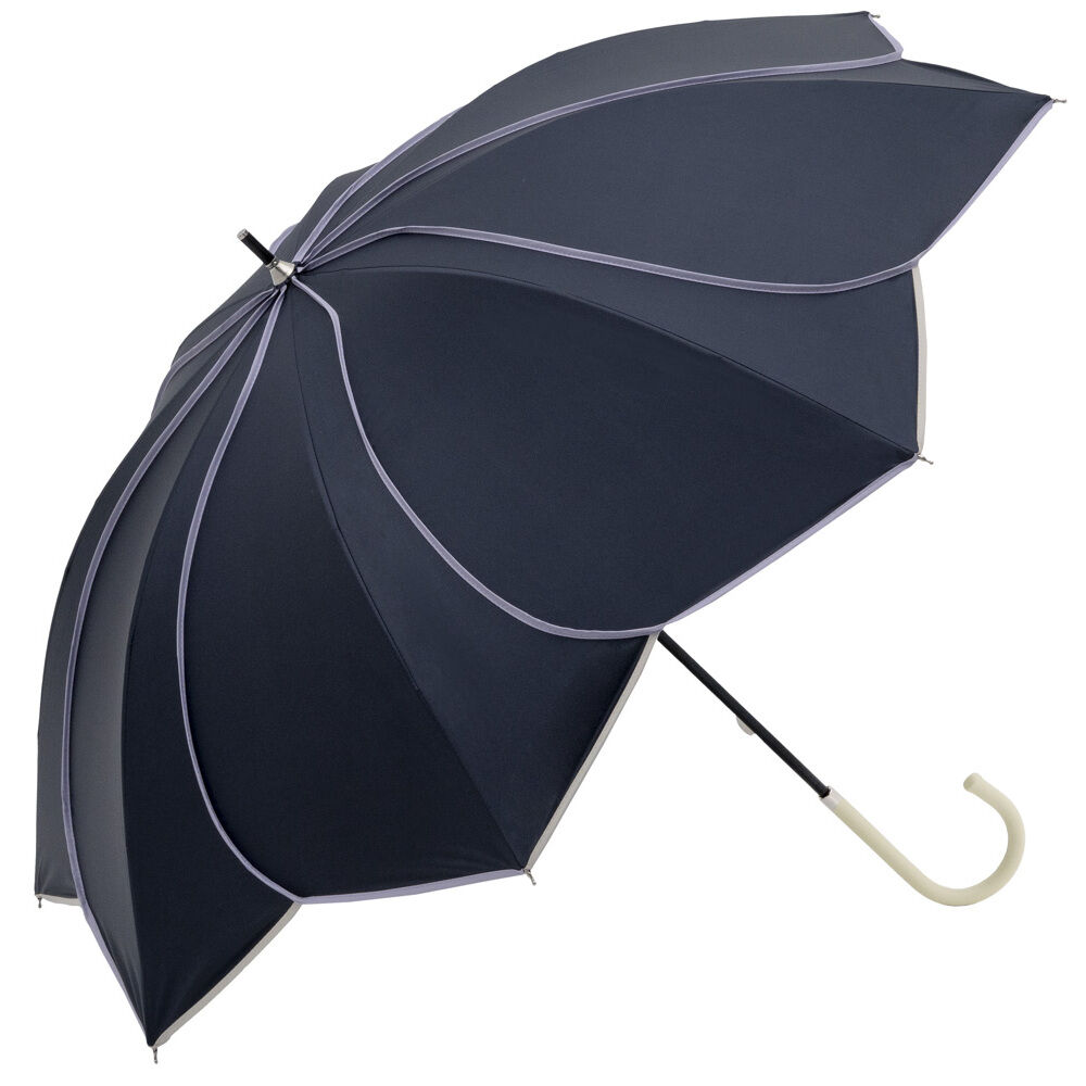 BACKYARD FAMILY「ビコーズ 傘 because 通販 日傘 遮光 長傘 晴雨兼用 雨傘 晴雨兼用傘 UVカット」|傘|ブルー1